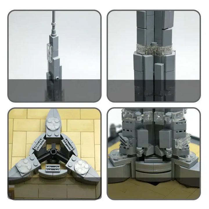 Burj Khalifa Dubai Bouwstenenset(lego) - (555 blokjes) - Islamboekhandel.nl