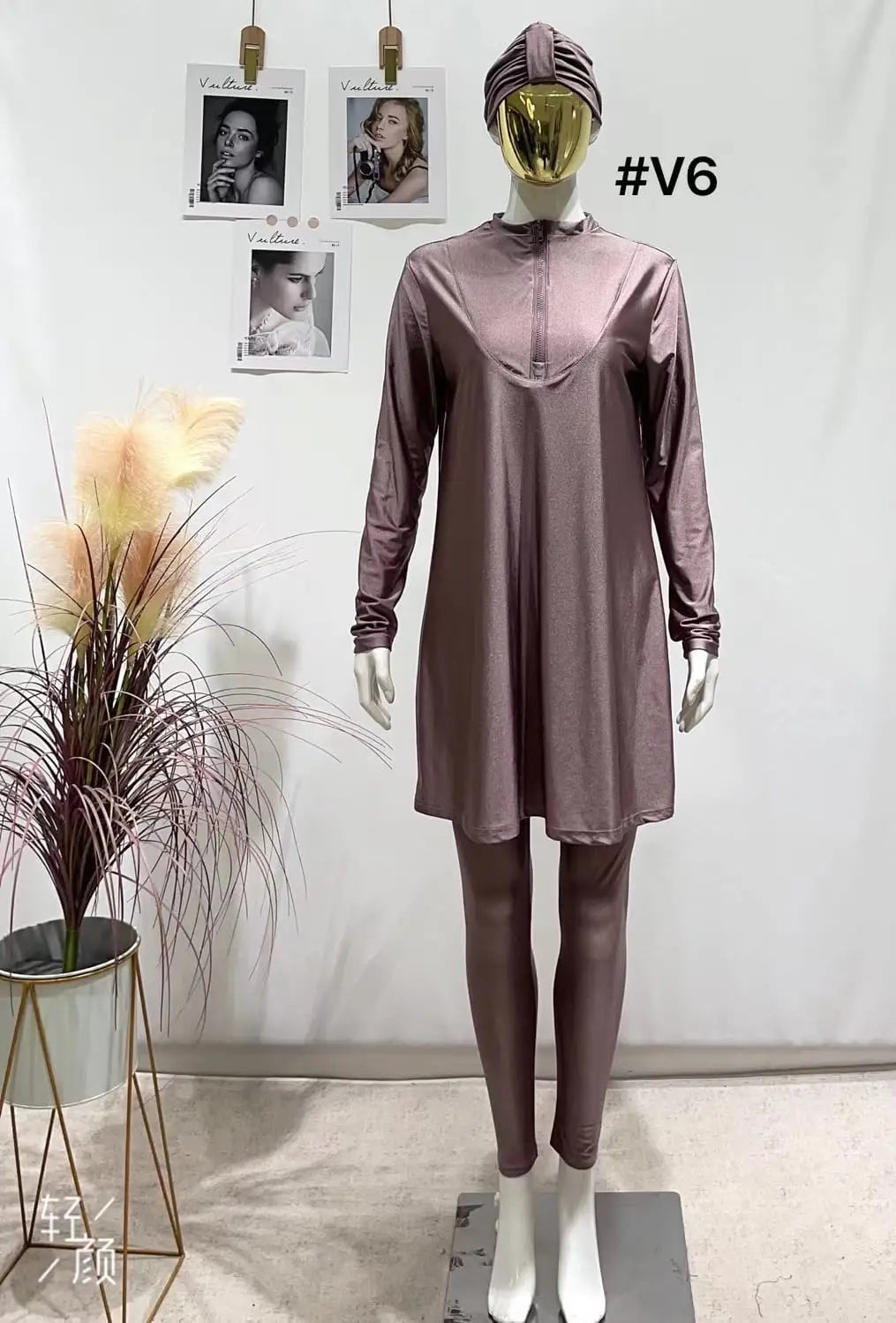 Burkini met rits - Burkini