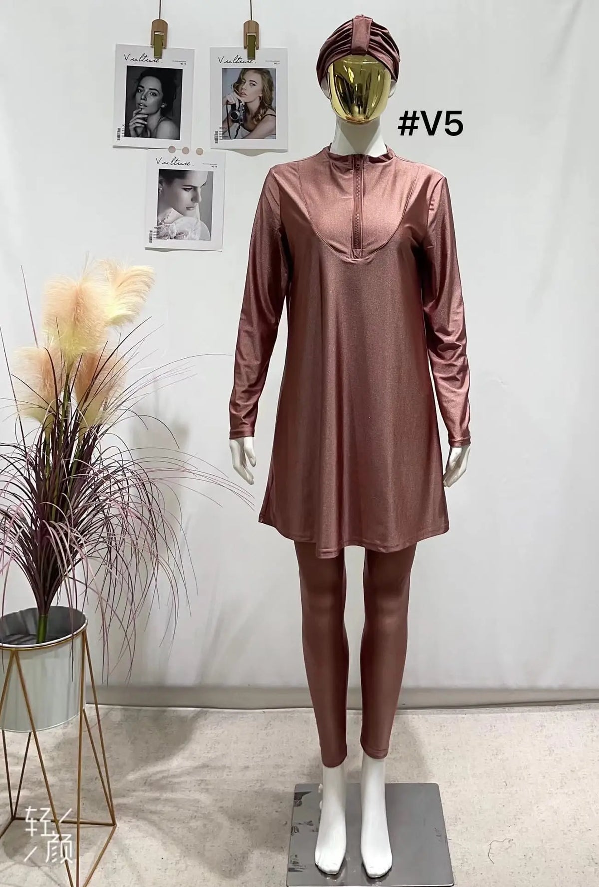 Burkini met rits - Burkini