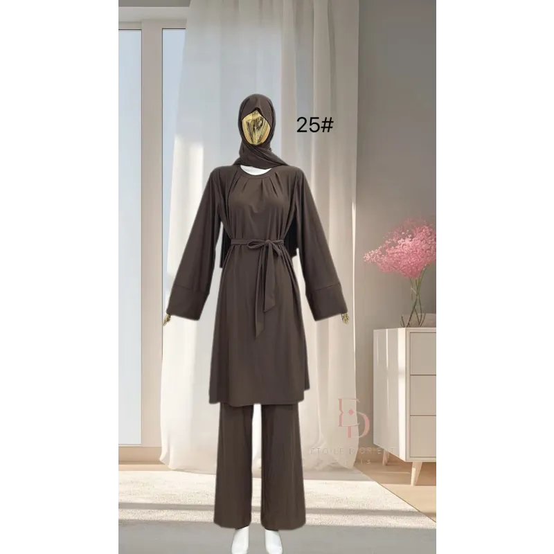 Brunne Burkini Smahane met wijde broek en zachte stof