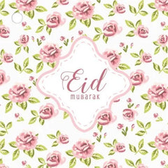 Cadeaukaartjes Eid mubarak -vintage rose 4 stuks I-Creations
