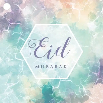 Cadeaukaartjes -watercolor (4 stuks) - Islamboekhandel.nl