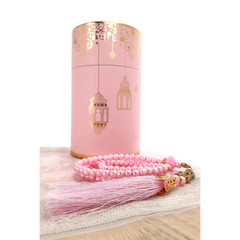Cadeauset gebed cilinder -roze