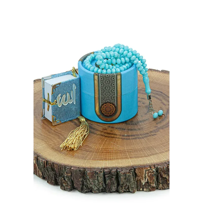 Cadeauset gebed mini cilinderbox -verkrijgbaar in meedere kleuren - Islamboekhandel.nl