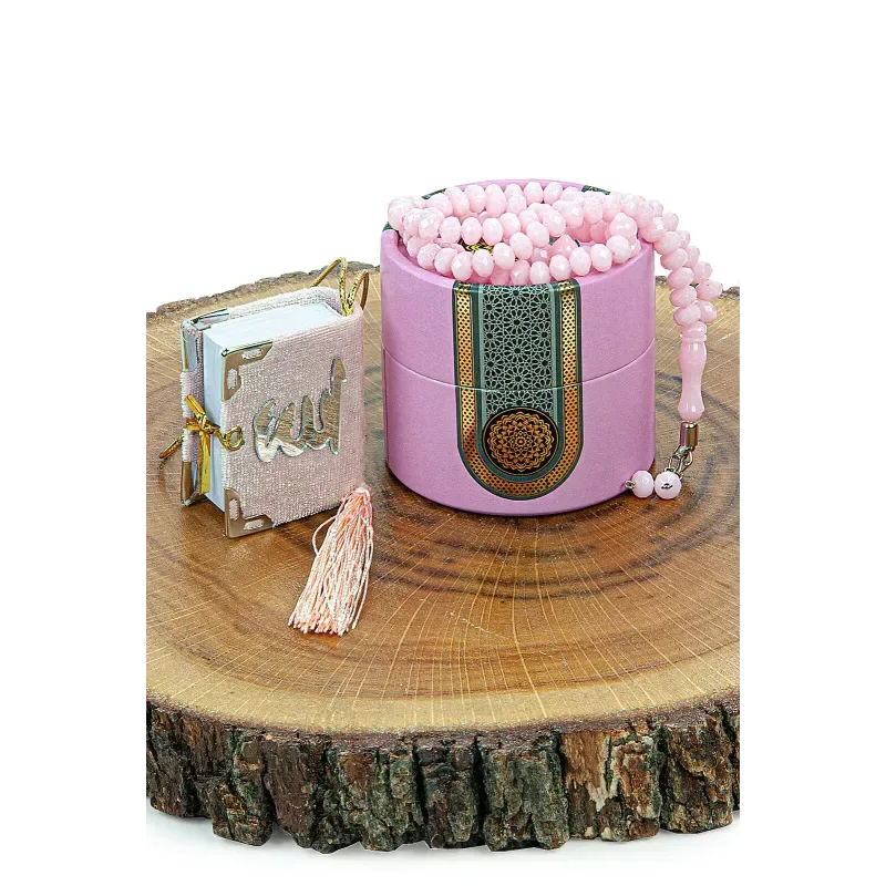 Cadeauset gebed mini cilinderbox -verkrijgbaar in meedere kleuren - Islamboekhandel.nl