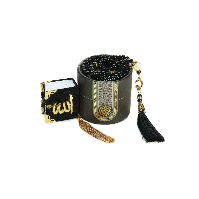 Cadeauset gebed mini cilinderbox -verkrijgbaar in meedere kleuren - Islamboekhandel.nl