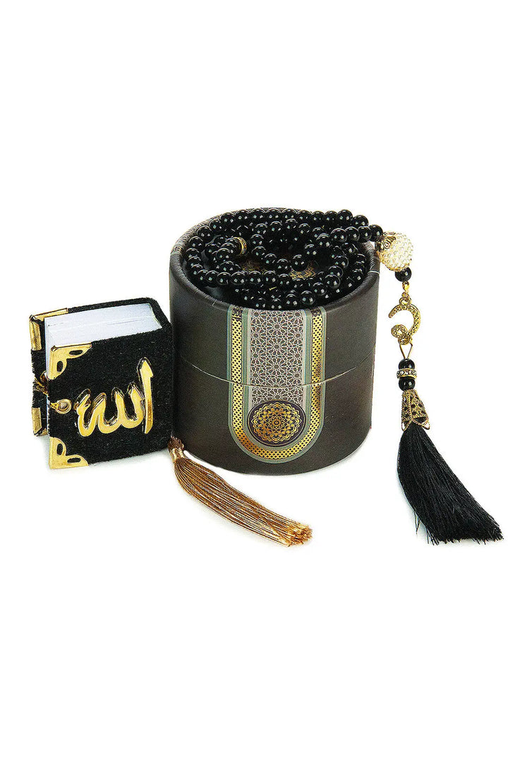 Cadeauset gebed mini cilinderbox -verkrijgbaar in meedere kleuren - Islamboekhandel.nl