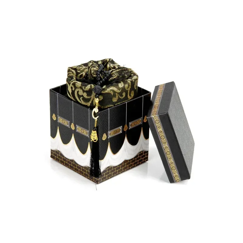 Cadeauset Kaaba met Gebedskleed en tasbih - Islamboekhandel.nl
