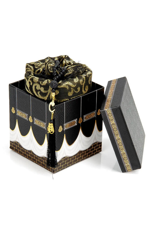 Cadeauset Kaaba met Gebedskleed en tasbih - Islamboekhandel.nl