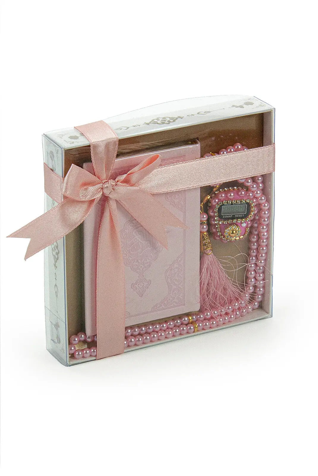 Cadeauset klein met koran/tasbih -Roze - Islamboekhandel.nl