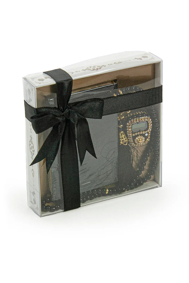 Cadeauset klein met koran/tasbih -Zwart - Islamboekhandel.nl