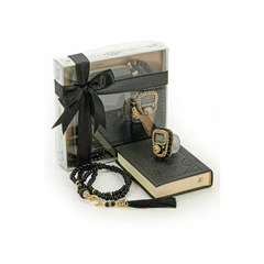 Cadeauset klein met koran/tasbih -Zwart - Islamboekhandel.nl