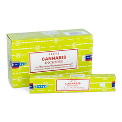 Satya Cannabis Incense wierookstokjes en doos voor cannabis wierookstokjes satya