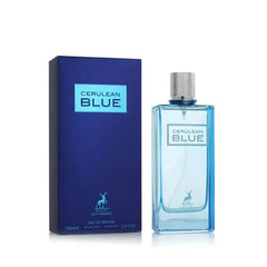 Cerulean Blue parfum en verpakking met hert-logo van Hambra EDP