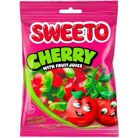 Cherry snoep 80g - Halal Sweeto