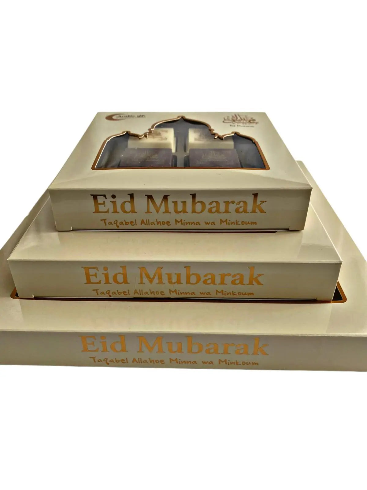 Chocolade bonbons -Eid mubarak (16 stuks) - Islamboekhandel.nl