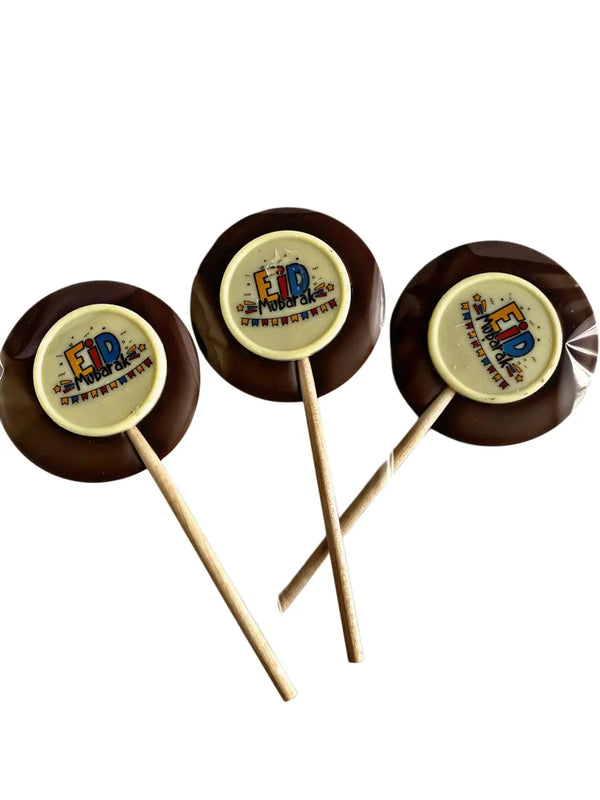 Chocolade lolly-Eid mubarak (1 stuk) - Islamboekhandel.nl