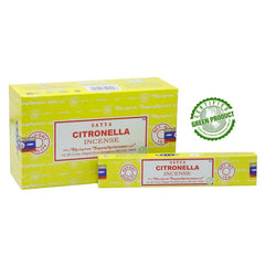 Multiple gele Satya Citronella wierookstokjes voor frisse geur en insectenwering