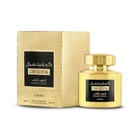 Confidential private gold -Lattafa parfumspray Lattafa