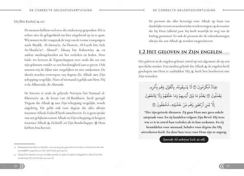 De Correcte geloofsovertuiging (Ibn Baaz) - Islamboekhandel.nl