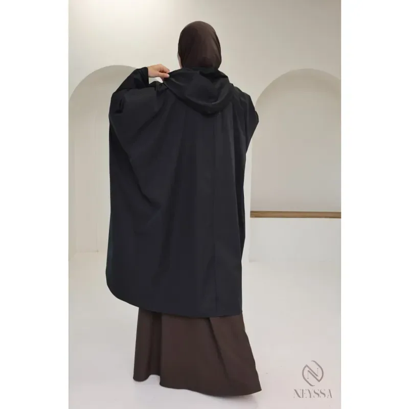 🖤 Dames poncho – Waterafstotend en Oversized - Islamboekhandel.nl
