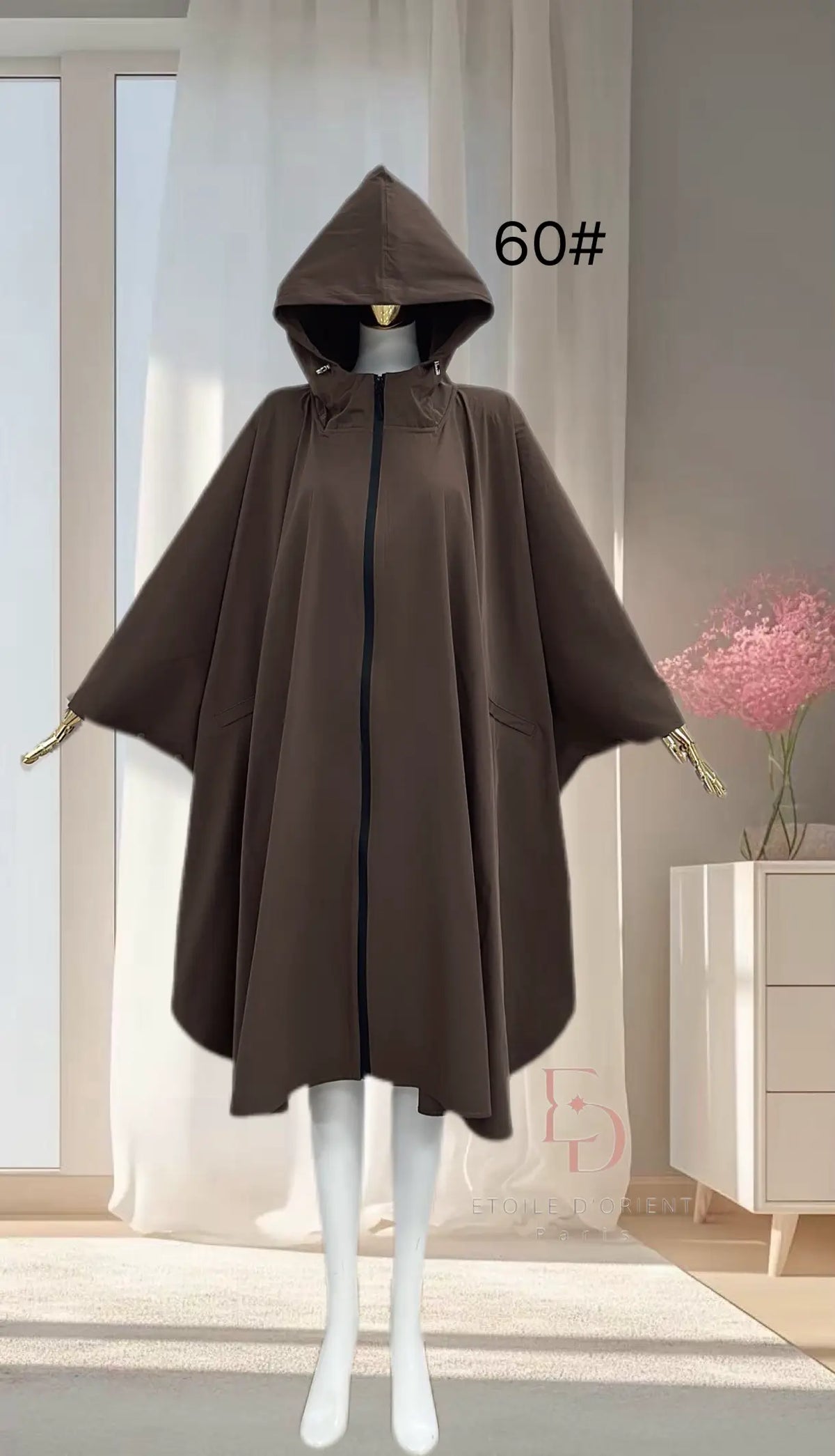 🖤 Dames poncho – Waterafstotend en Oversized - Islamboekhandel.nl