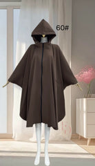 🖤 Dames poncho – Waterafstotend en Oversized - Islamboekhandel.nl