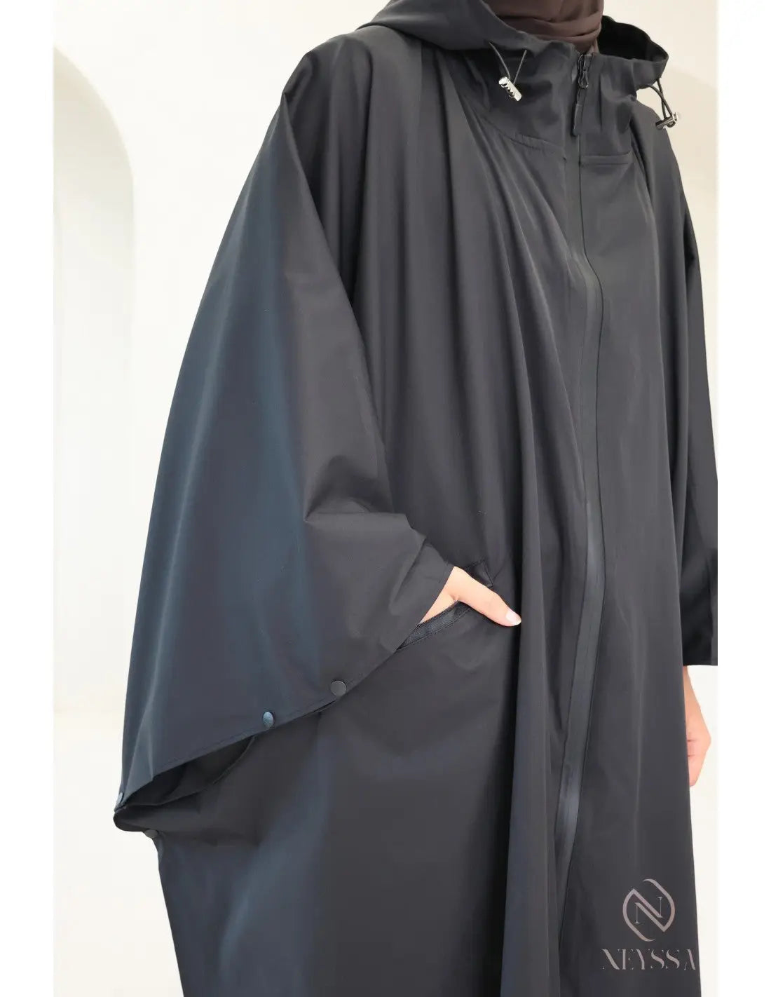 🖤 Dames poncho – Waterafstotend en Oversized - Islamboekhandel.nl