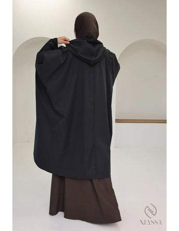 🖤 Dames poncho – Waterafstotend en Oversized - Islamboekhandel.nl