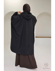🖤 Dames poncho – Waterafstotend en Oversized - Islamboekhandel.nl