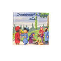 Kinderboek cover over dankbaarheid aan Allah voor jonge lezers en islamitische opvoeding