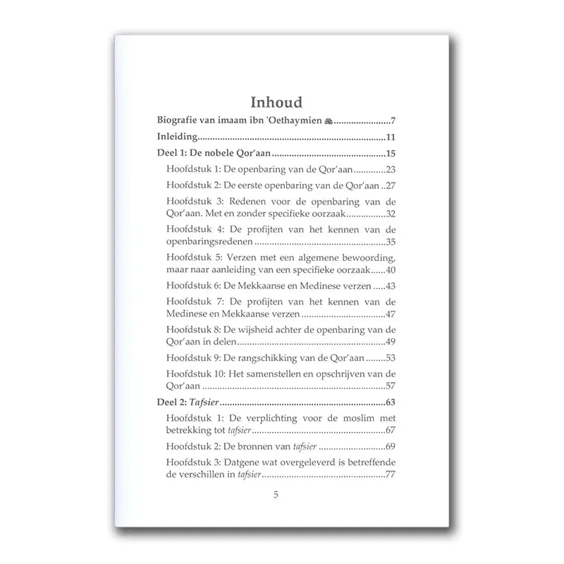 De Fundamenten van Tafsir - Islamboekhandel.nl
