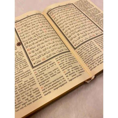 De Nederlandse Koran -donkerrood Hayrat Neşriyat