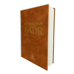 Bruine boek met gouden letters voor Het Slag van Badr product