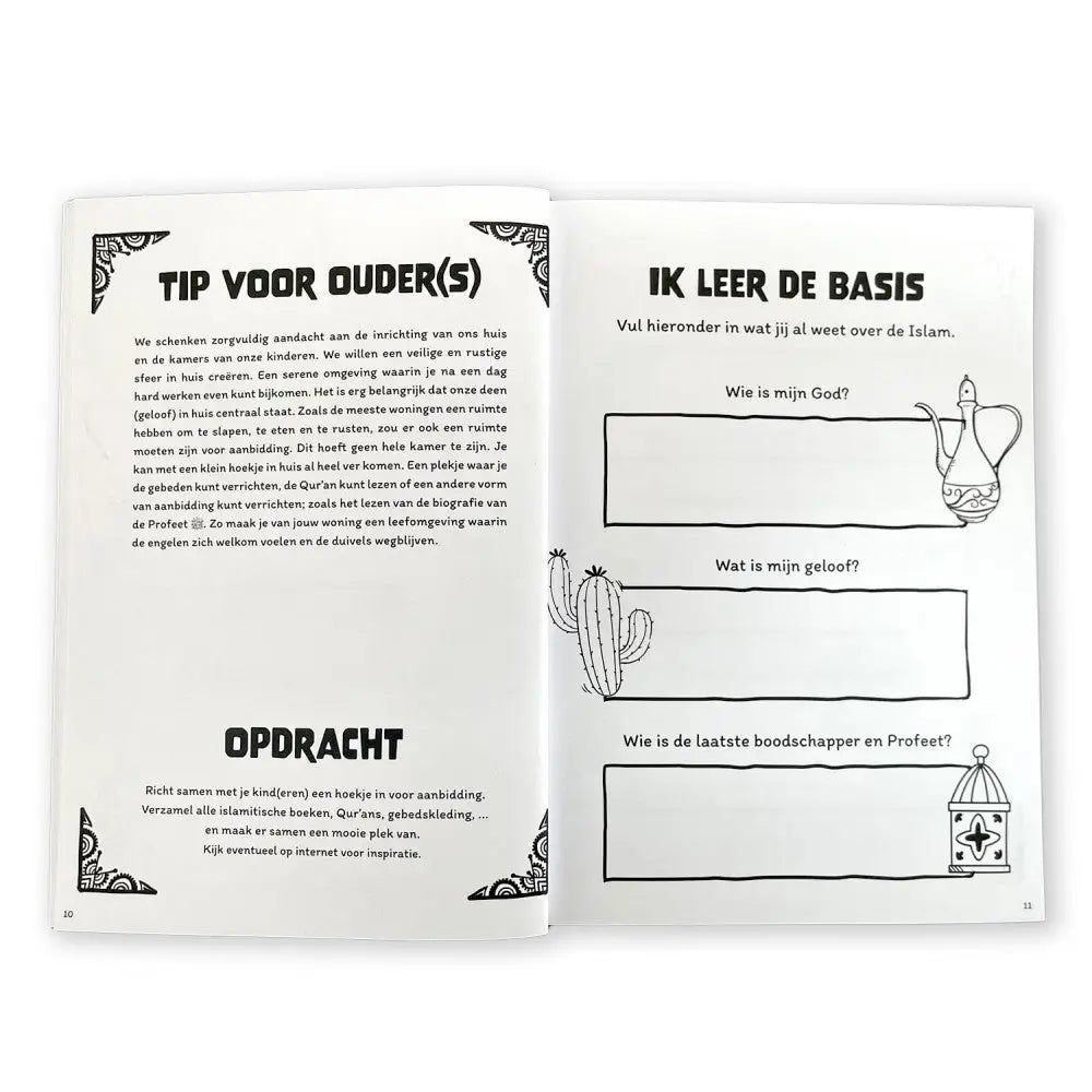 Mijn deen planner kids (groen) - Islamboekhandel.nl