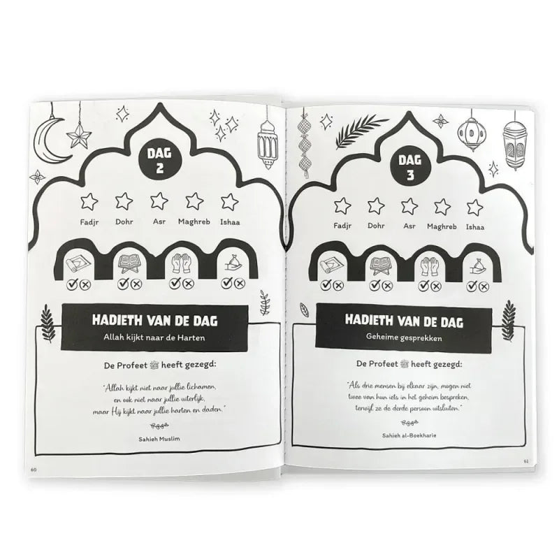 Mijn deen planner kids (roze) - Islamboekhandel.nl