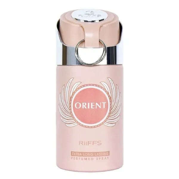 Pink geparfumeerde deodorant Orient met zilveren ring op de dop