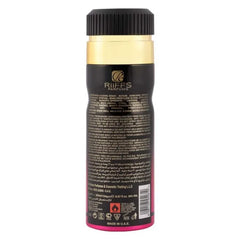 Deodorant Passionate Woman met zwart en goud design, ribbelkap en roze onderkant