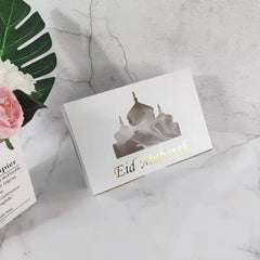 Doos voor 6 cupcakes Eid Mubarak - Islamboekhandel.nl