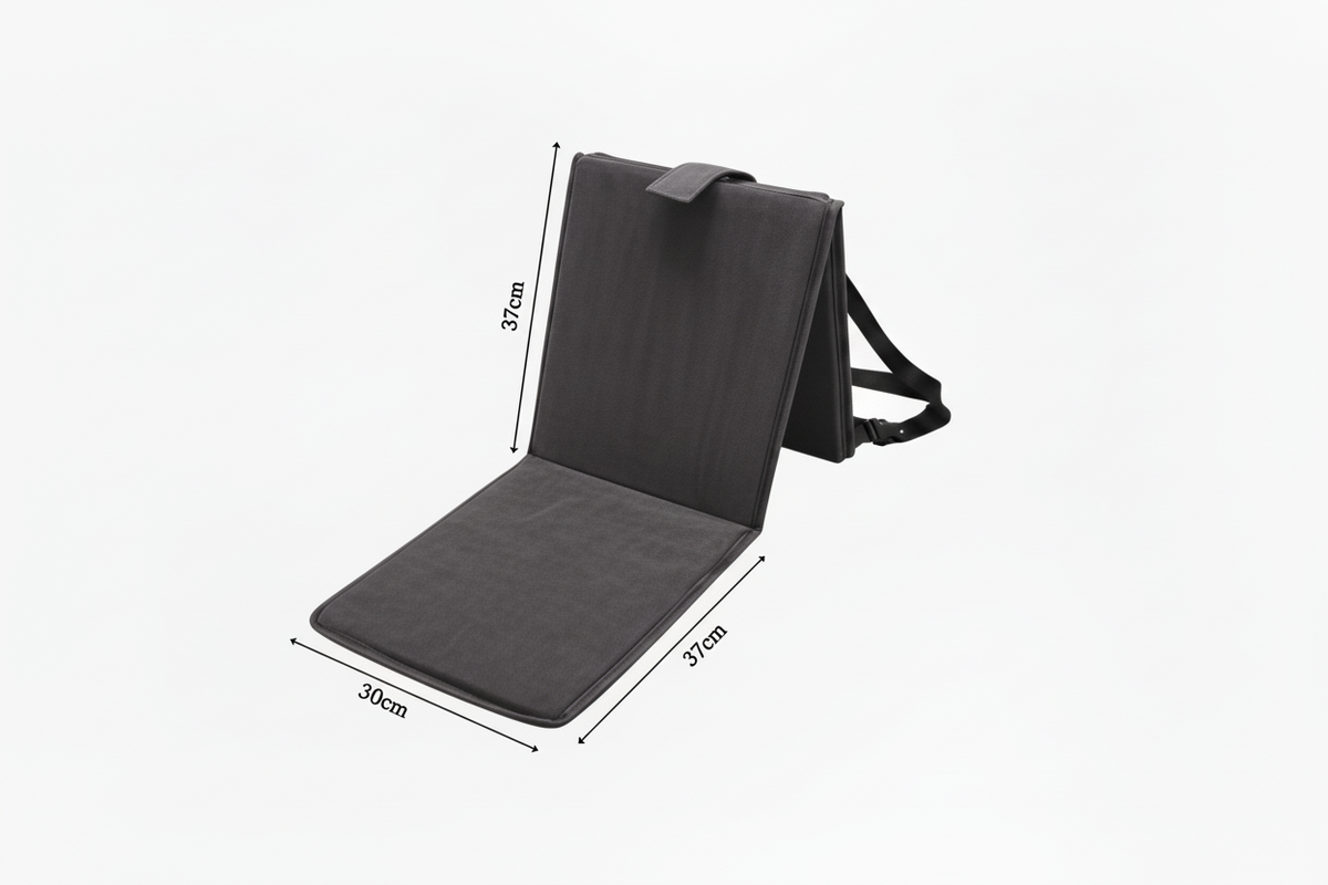 Draagbare gebedskleed met opklapbare Rugleuning