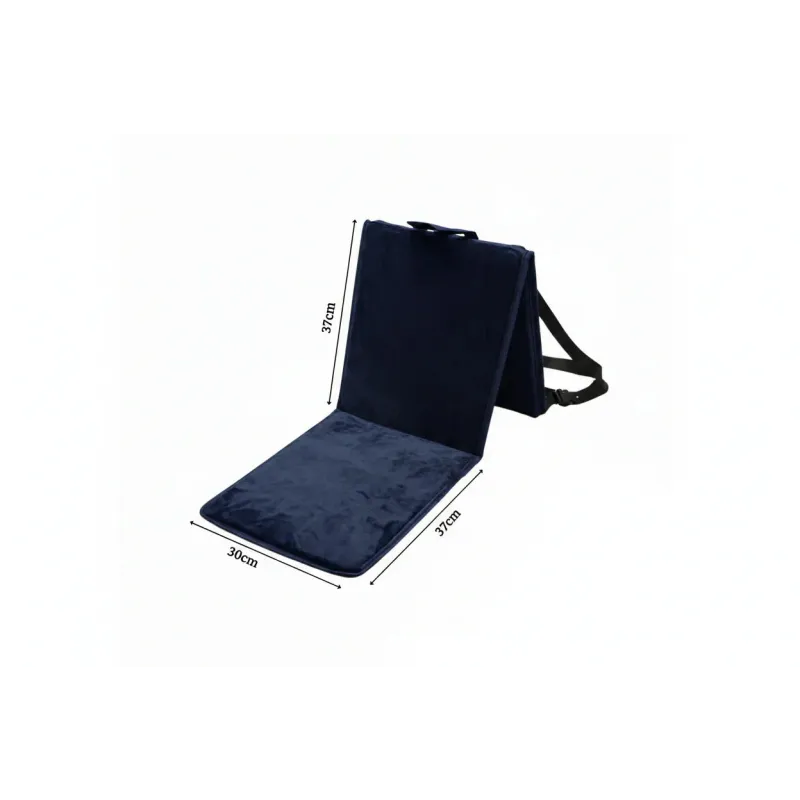 Draagbare gebedskleed met opklapbare Rugleuning - Islamboekhandel.nl