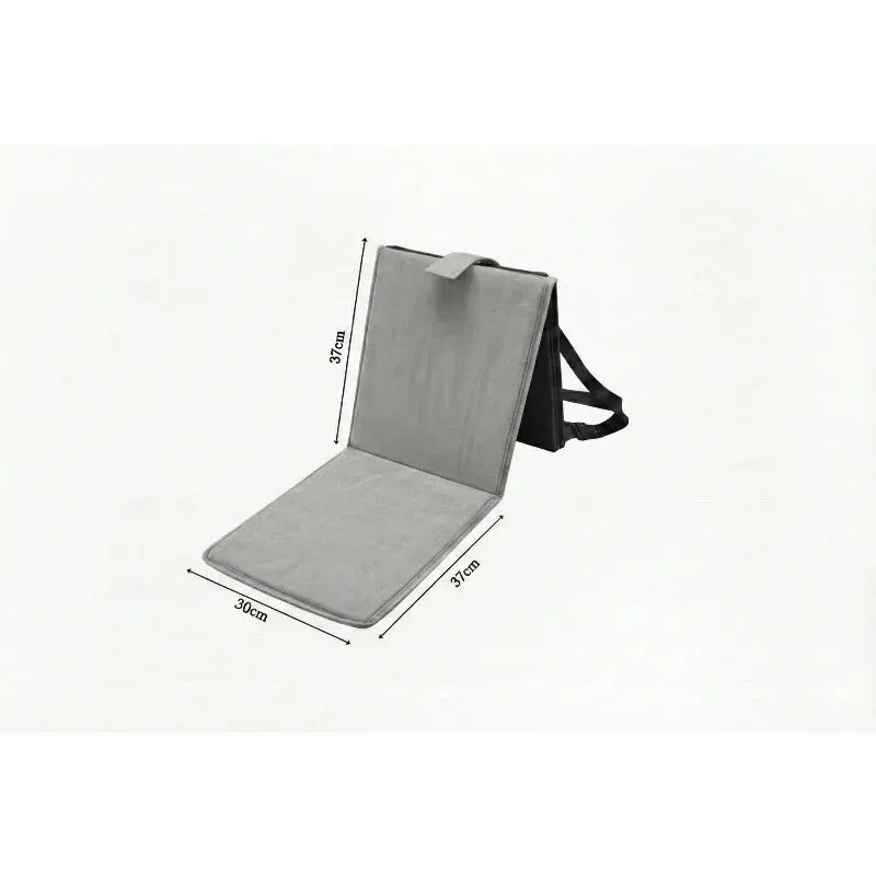 Draagbare gebedskleed met opklapbare Rugleuning - Islamboekhandel.nl