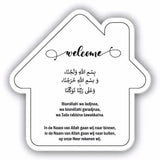 Dua (doe'a) bordje -huisje welcome - Islamboekhandel.nl