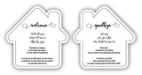 Dua (doe'a) bordje set -huis welcome & goodbye - Islamboekhandel.nl