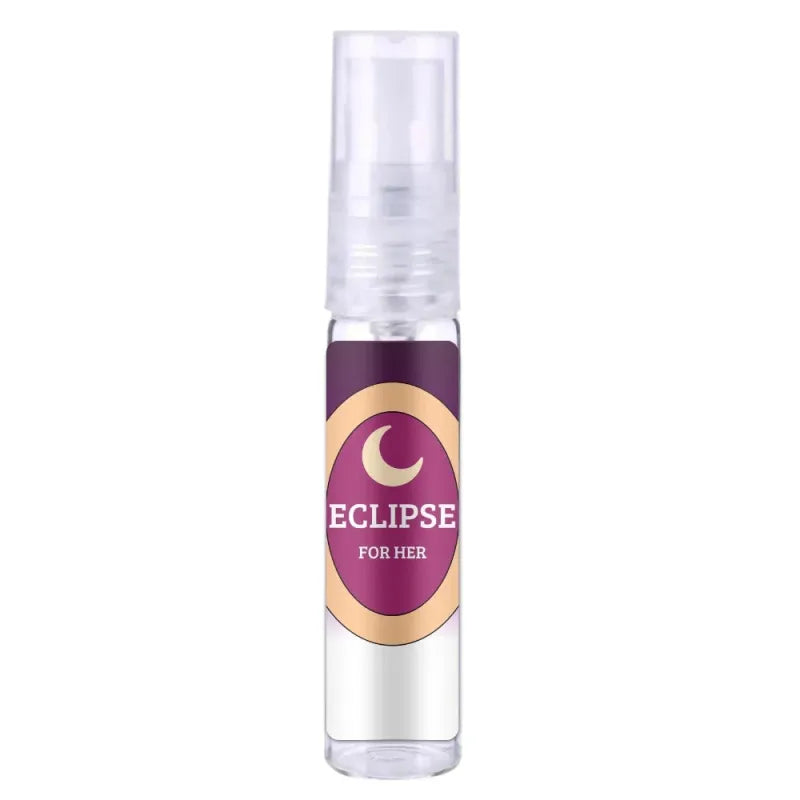 Eclipse For Her parfumflesje in paars en goud voor haar elegante geur
