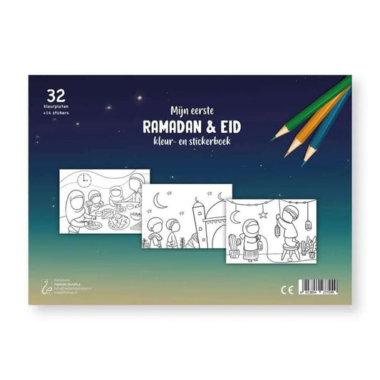 Mijn eerste Ramadan en Eid kleur-en stickerboek - Islamboekhandel.nl