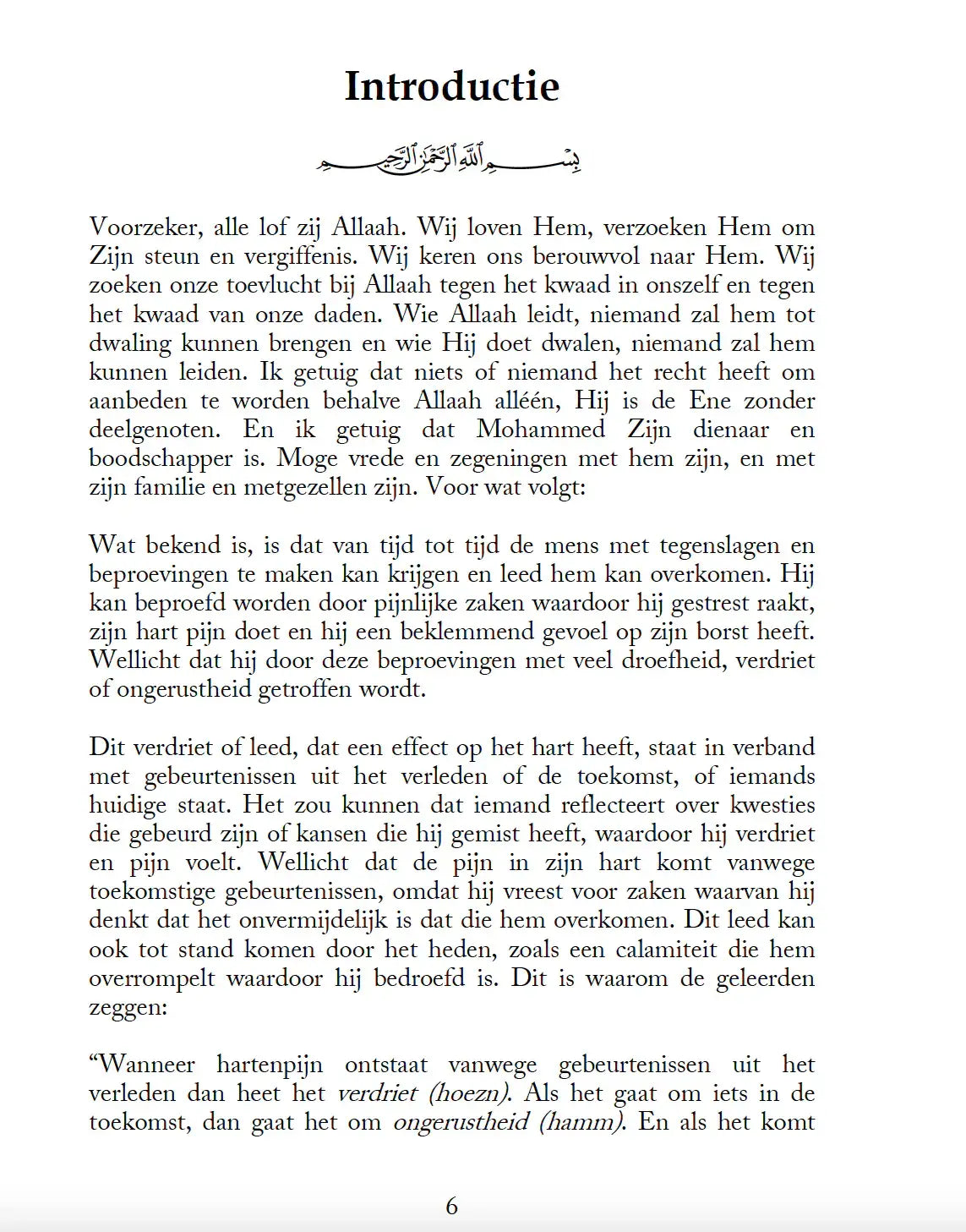 Het effect van islamitisch vastgestelde gedenkingen op het verdrijven van droefheid en ongerustheid - Islamboekhandel.nl