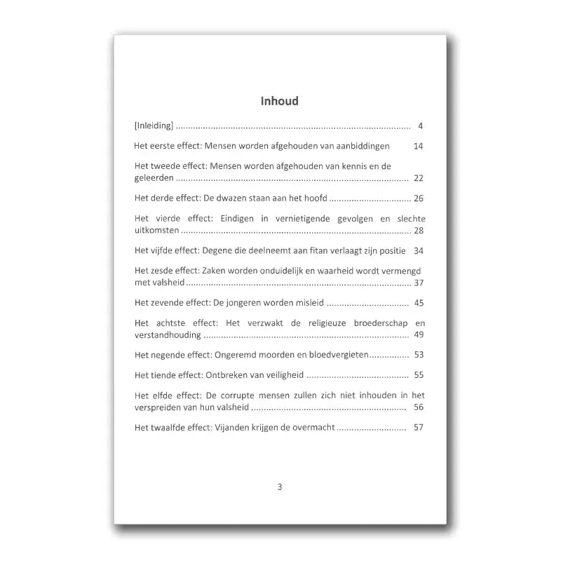 De effecten van Al-Fitan - Islamboekhandel.nl