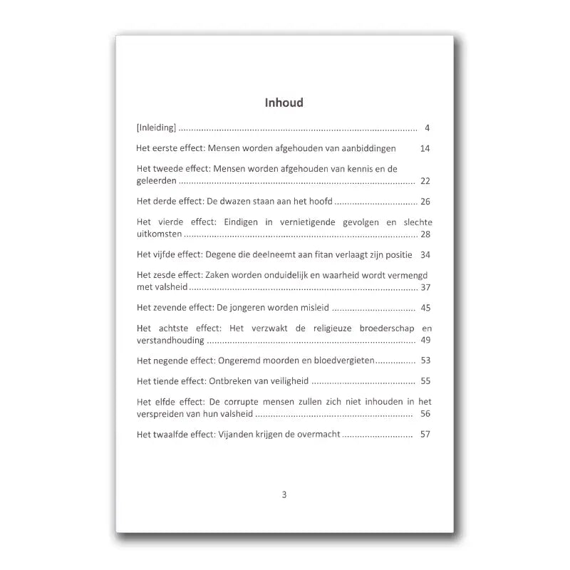 De effecten van Al-Fitan - Islamboekhandel.nl