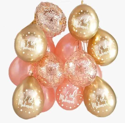 Eid ballonnenmix -rosé (10st) - Islamboekhandel.nl